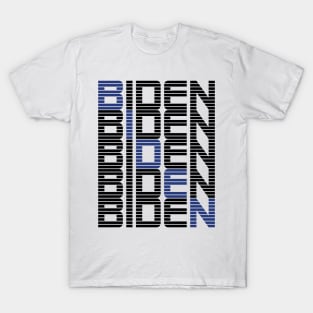 BIDEN text stacks T-Shirt